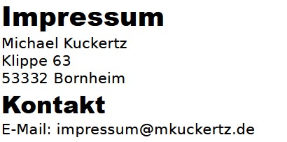 Impressum Image